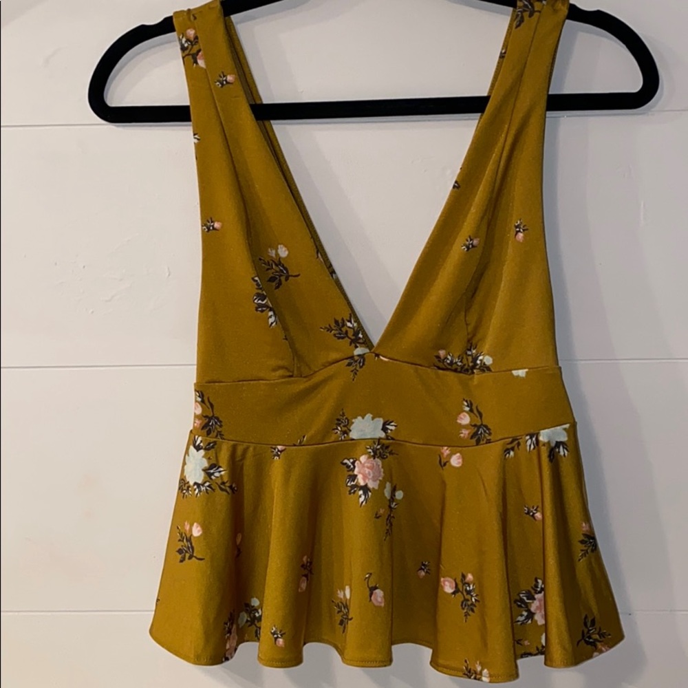 Urban Outfitters plunge blouse